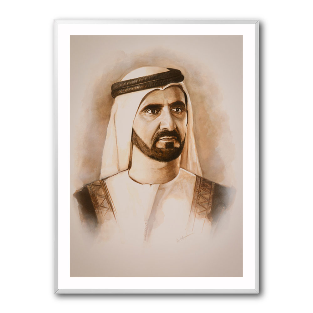 Sheikh Mohammed bin Rashid Al Maktoum Portrait