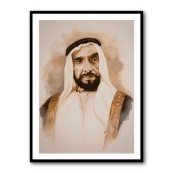 Sheikh Zayed Bin Sultan Al Nahyan Portrait