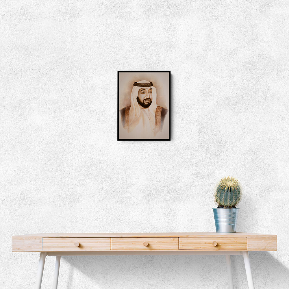 Sheikh Khalifa Bin Zayed Al Nahyan Portrait