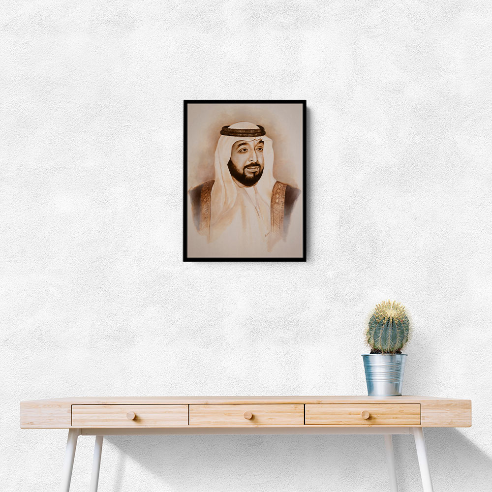 Sheikh Khalifa Bin Zayed Al Nahyan Portrait