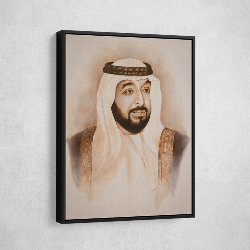 Sheikh Khalifa Bin Zayed Al Nahyan Portrait