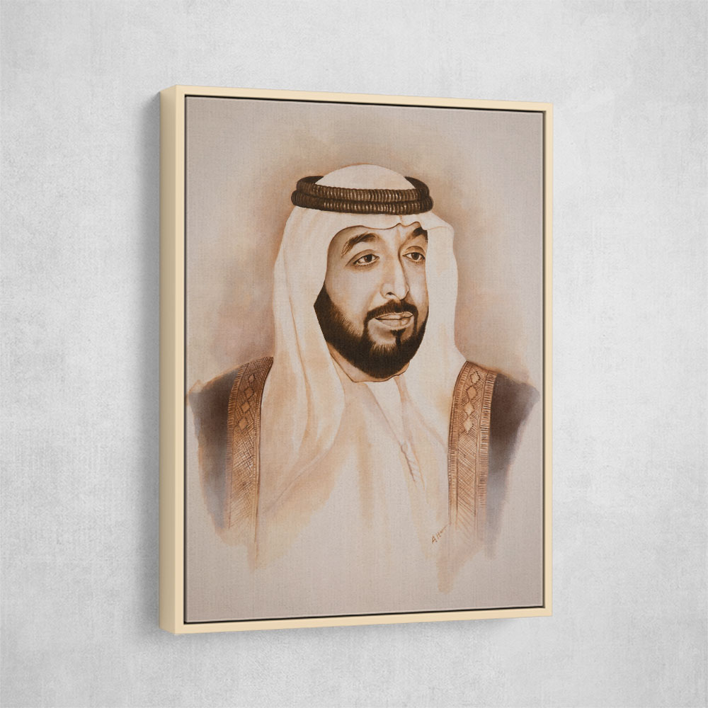 Sheikh Khalifa Bin Zayed Al Nahyan Portrait