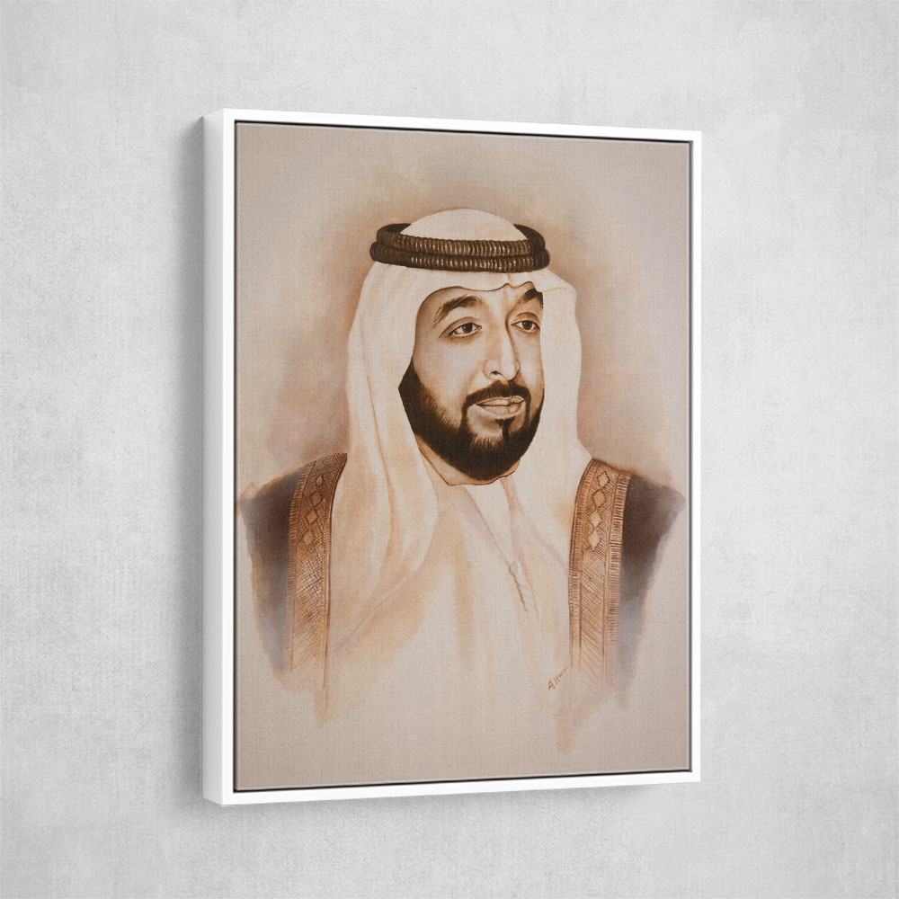 Sheikh Khalifa Bin Zayed Al Nahyan Portrait