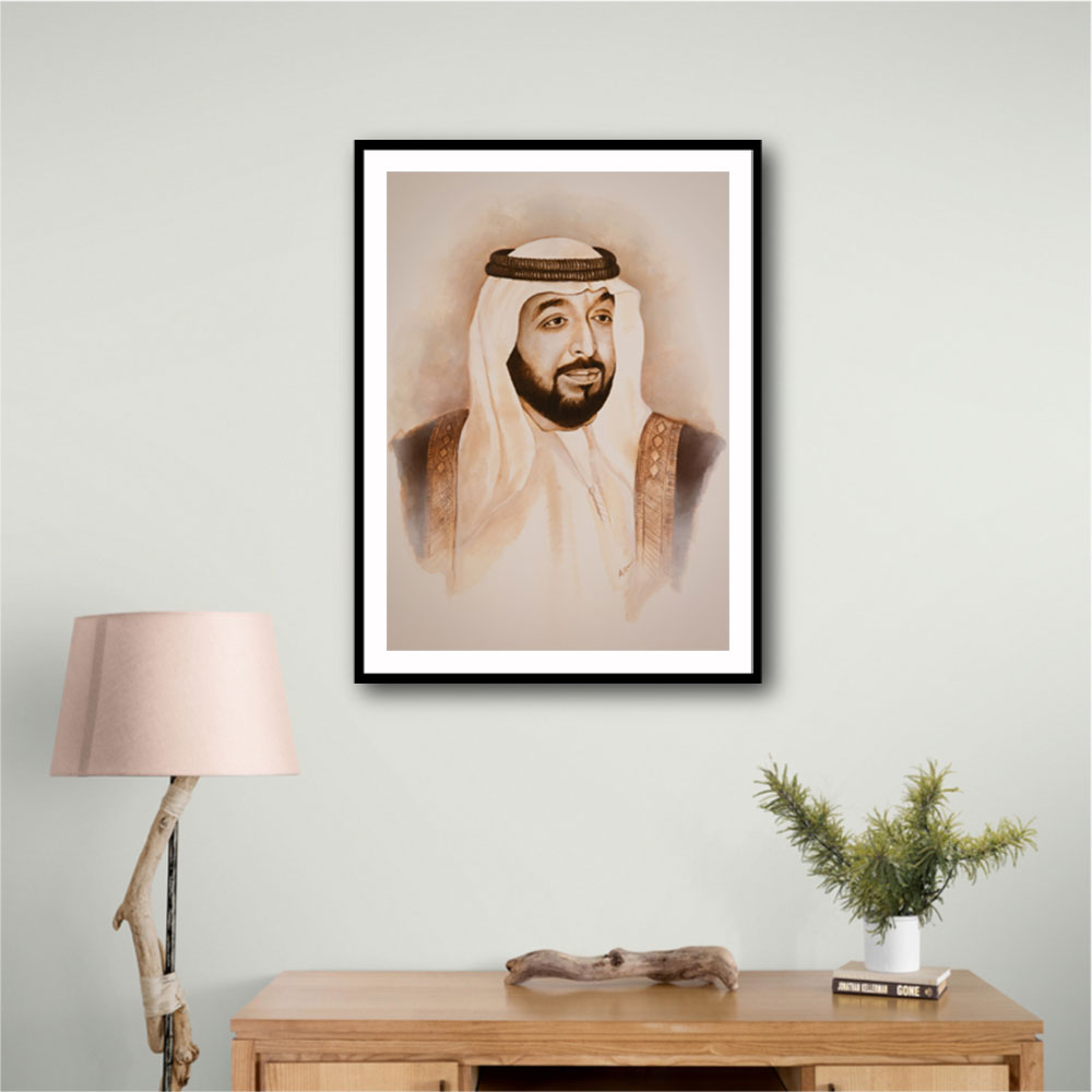 Sheikh Khalifa Bin Zayed Al Nahyan Portrait