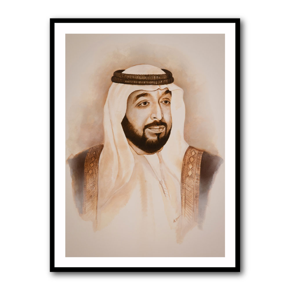 Sheikh Khalifa Bin Zayed Al Nahyan Portrait