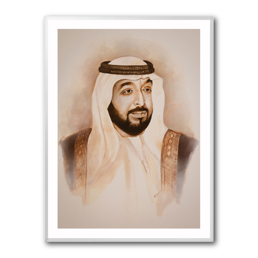 Sheikh Khalifa Bin Zayed Al Nahyan Portrait