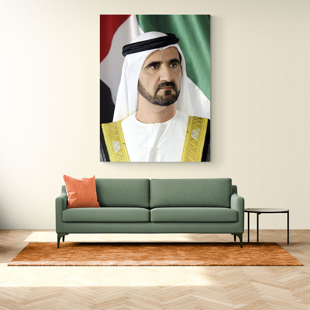 Sheikh Mohammed bin Rashid Al Maktoum Portrait