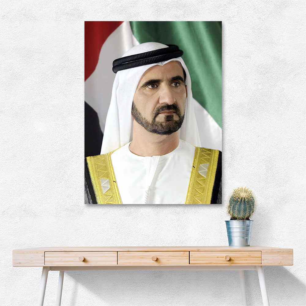 Sheikh Mohammed bin Rashid Al Maktoum Portrait