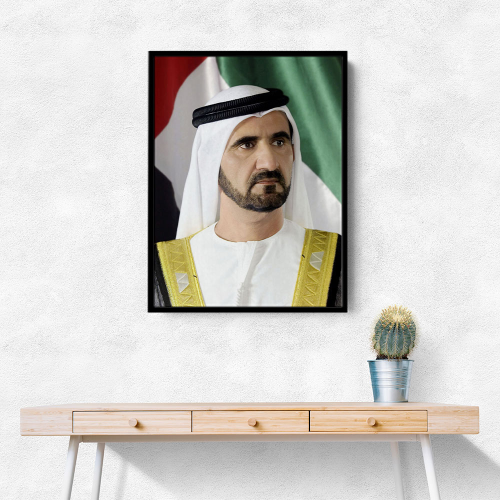 Sheikh Mohammed bin Rashid Al Maktoum Portrait