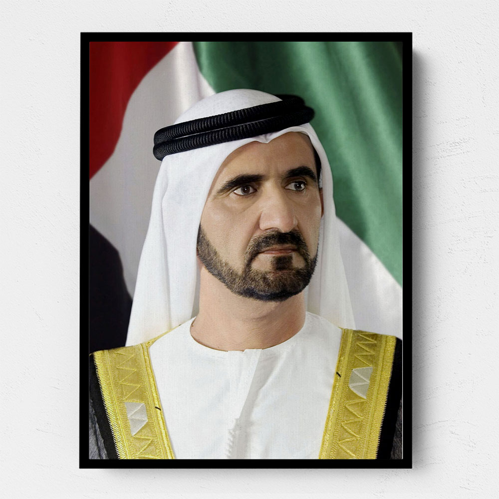 Sheikh Mohammed bin Rashid Al Maktoum Portrait