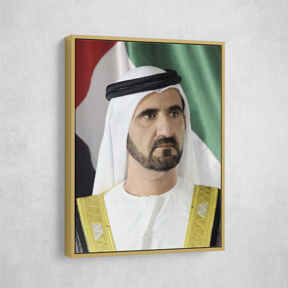 Sheikh Mohammed bin Rashid Al Maktoum Portrait