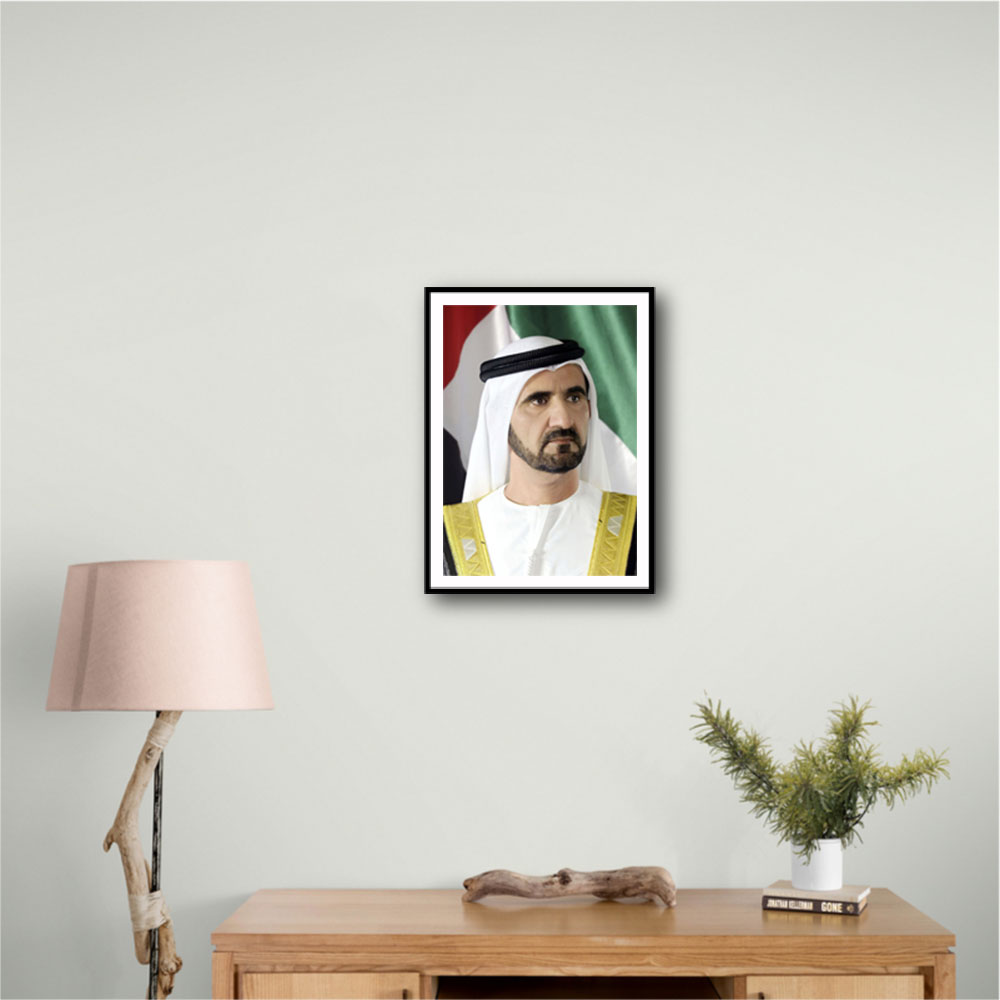 Sheikh Mohammed bin Rashid Al Maktoum Portrait