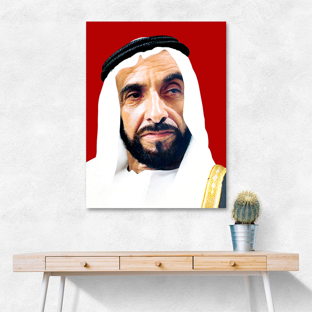 Sheikh Zayed bin Sultan Al Nahyan Portrait