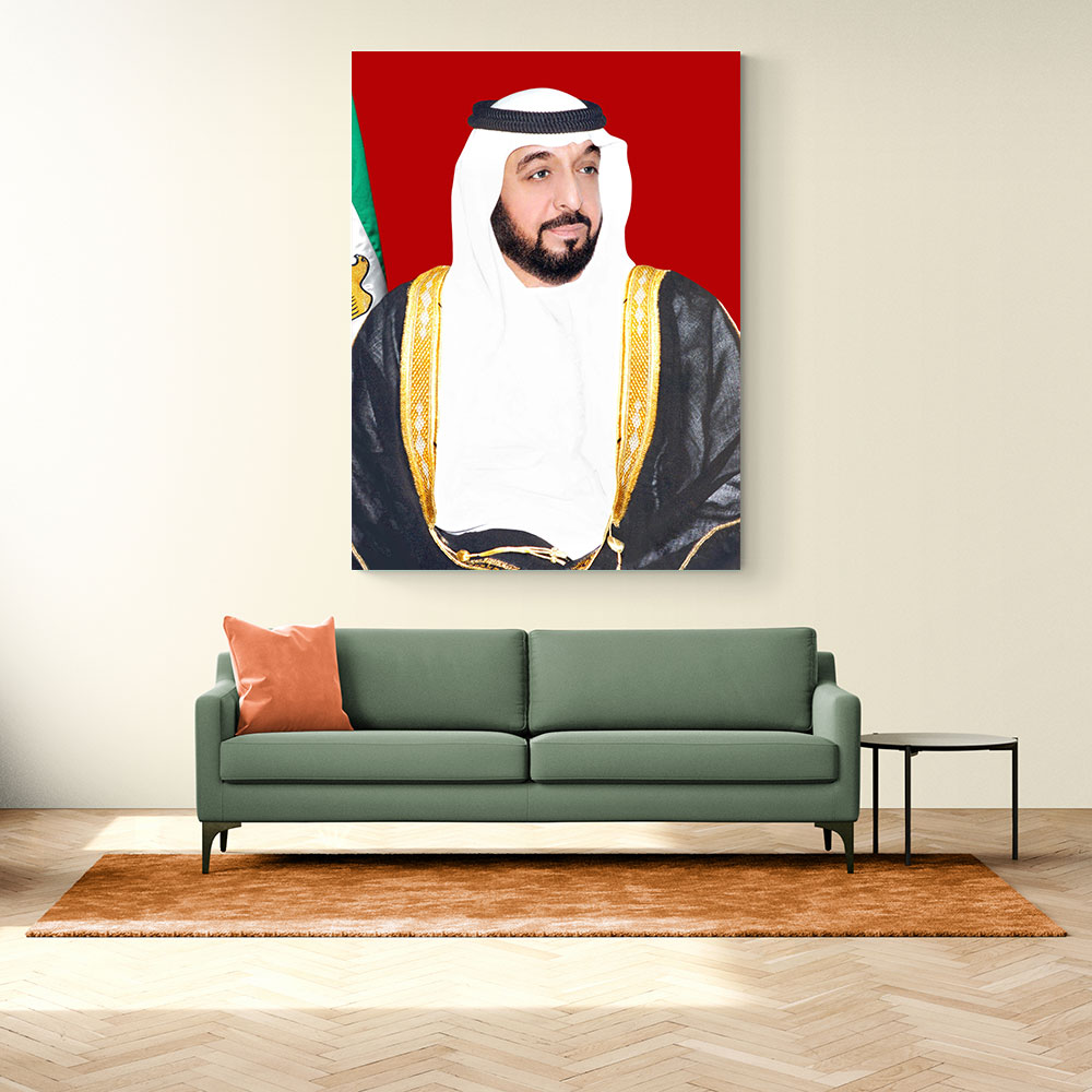 Sheikh Khalifa Bin Zayed Al Nahyan Portrait