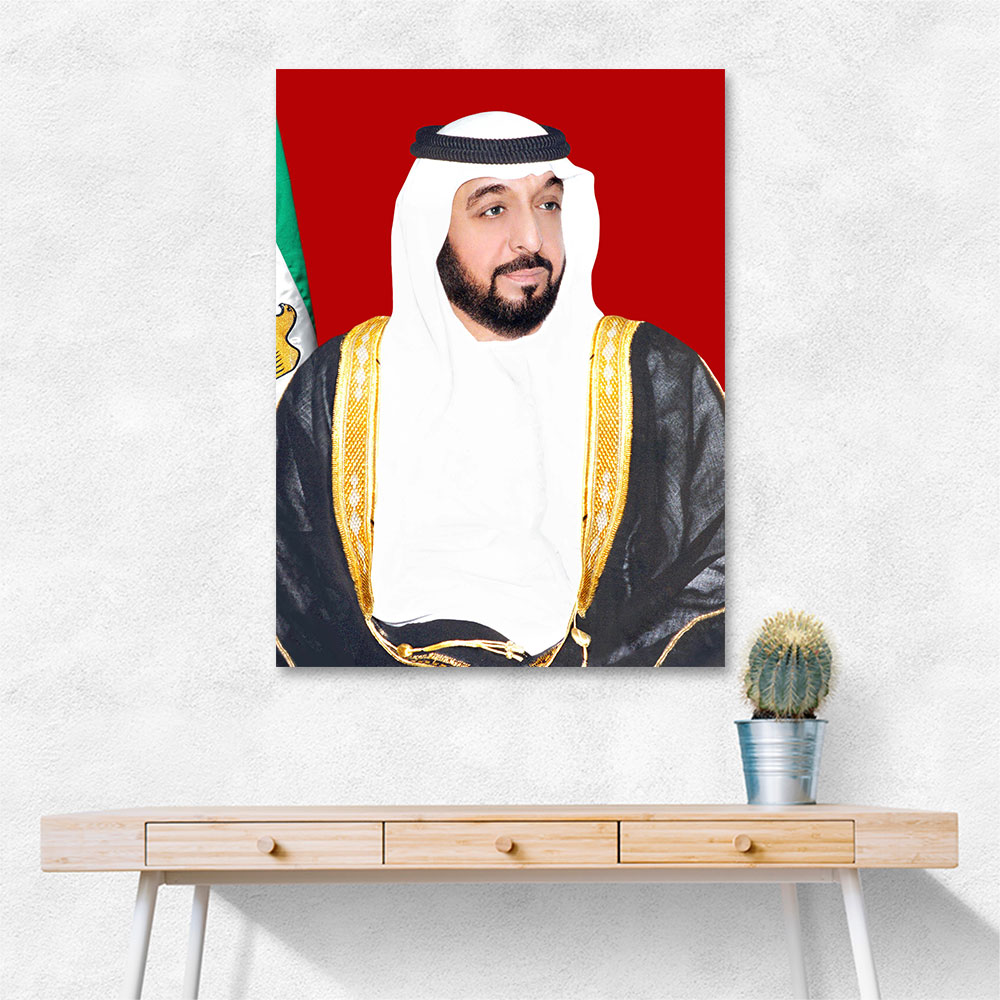 Sheikh Khalifa Bin Zayed Al Nahyan Portrait