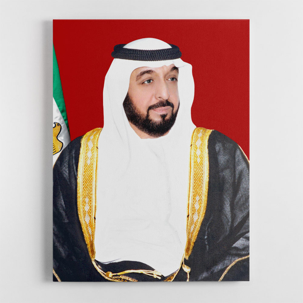 Sheikh Khalifa Bin Zayed Al Nahyan Portrait