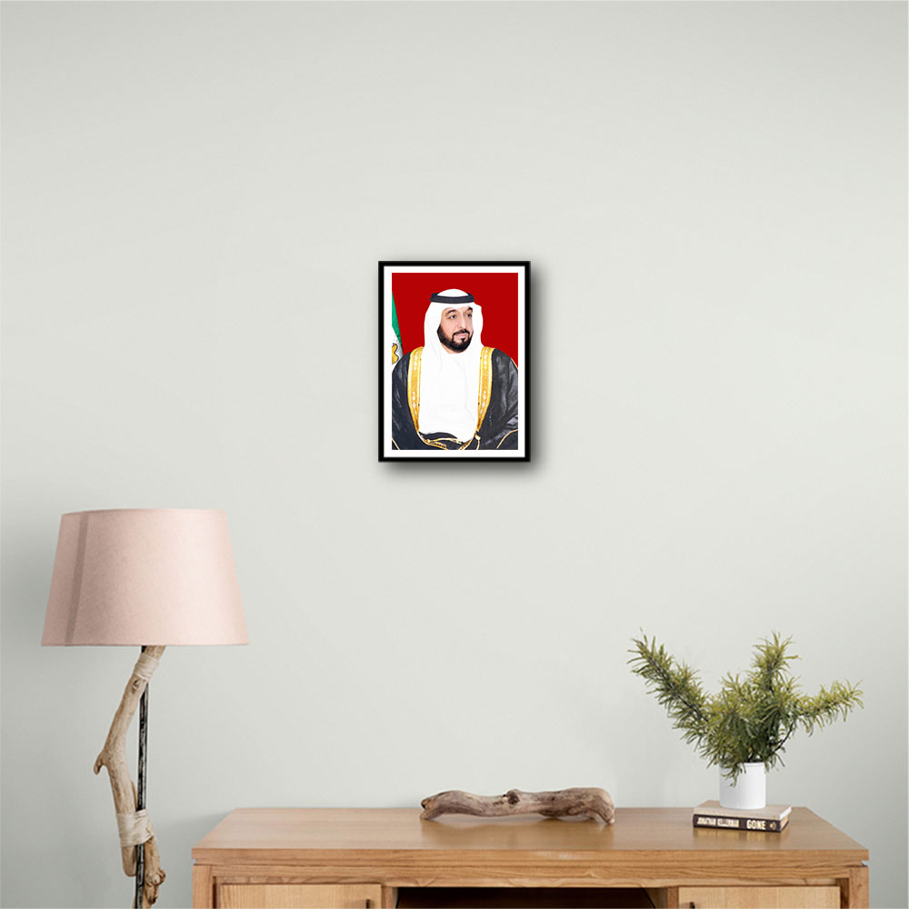 Sheikh Khalifa Bin Zayed Al Nahyan Portrait