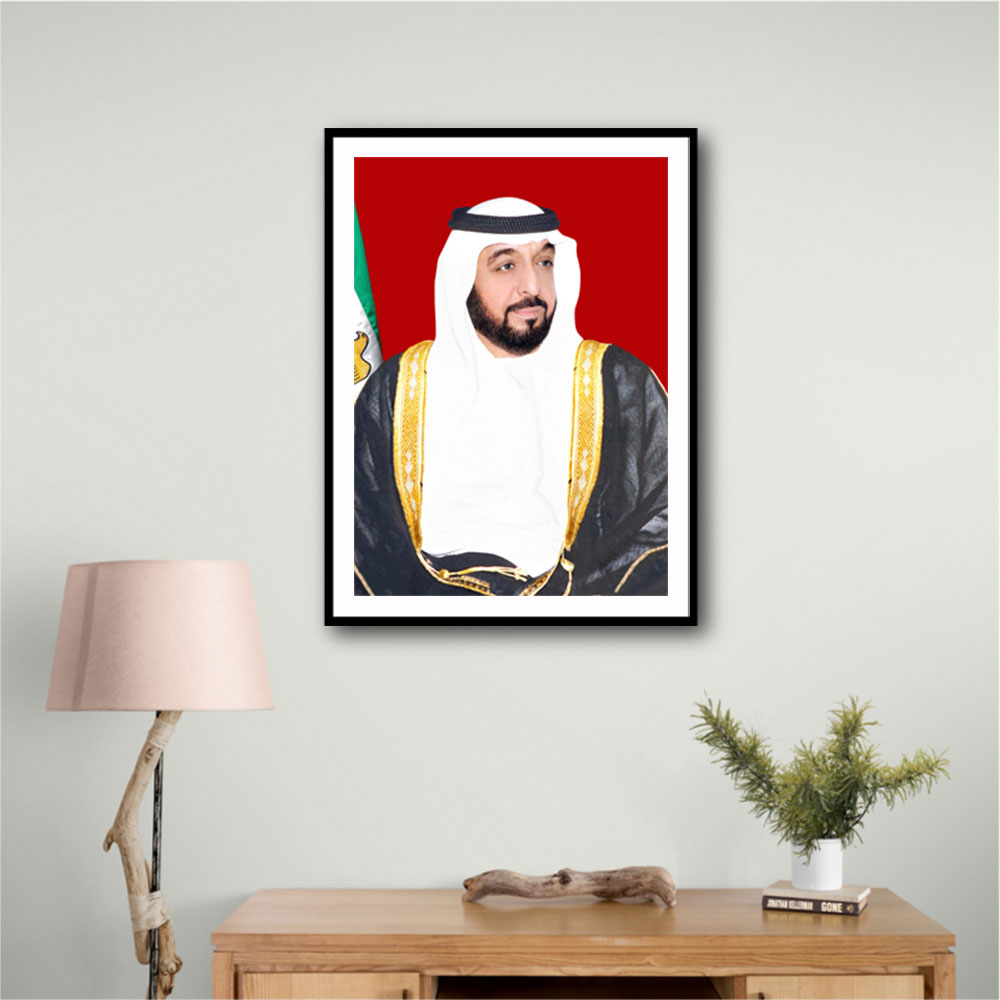 Sheikh Khalifa Bin Zayed Al Nahyan Portrait