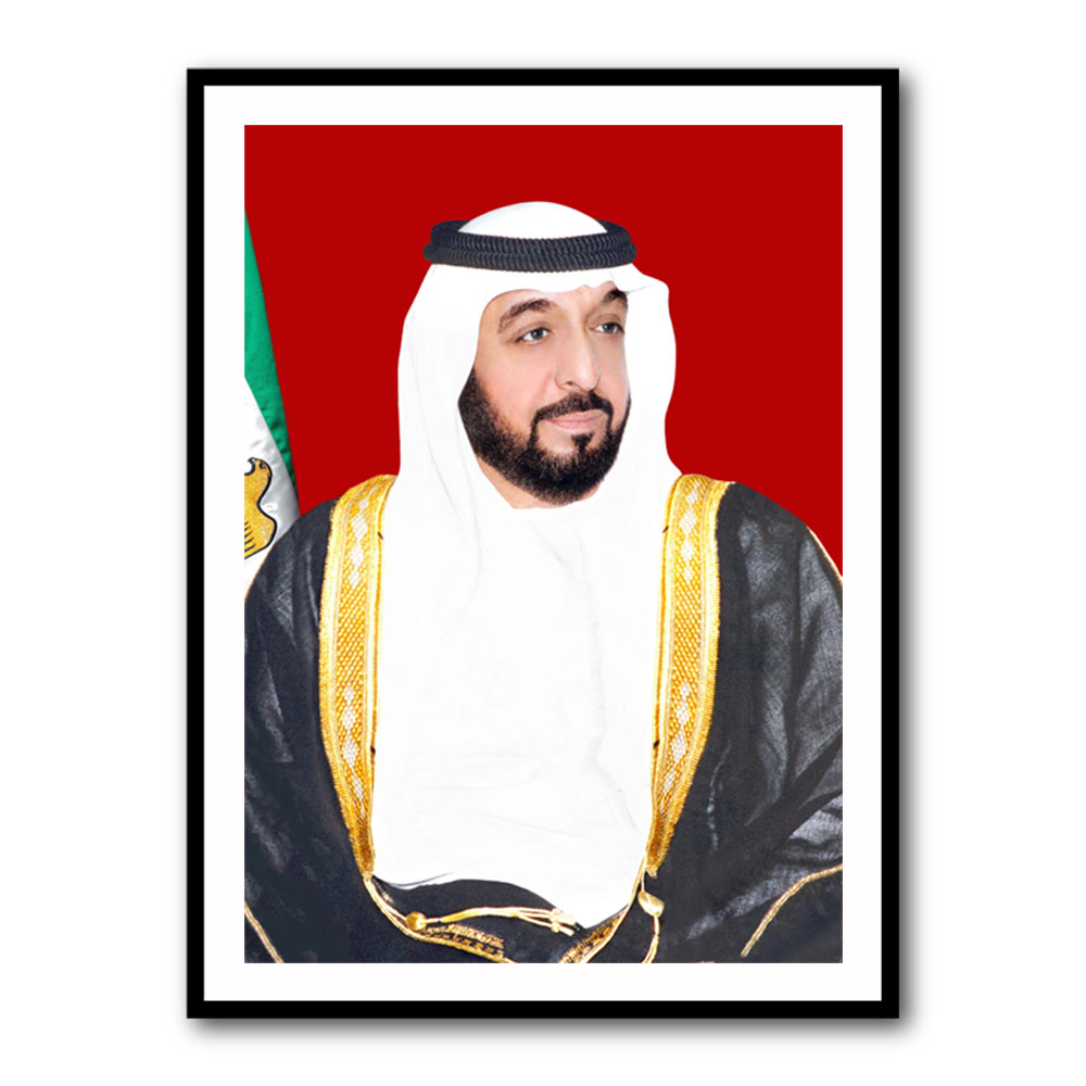 Sheikh Khalifa Bin Zayed Al Nahyan Portrait