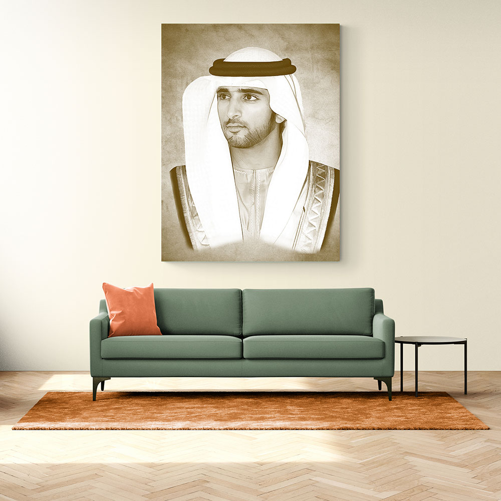 Sheikh Hamdan bin Mohammed bin Rashid Al Maktoum Portrait