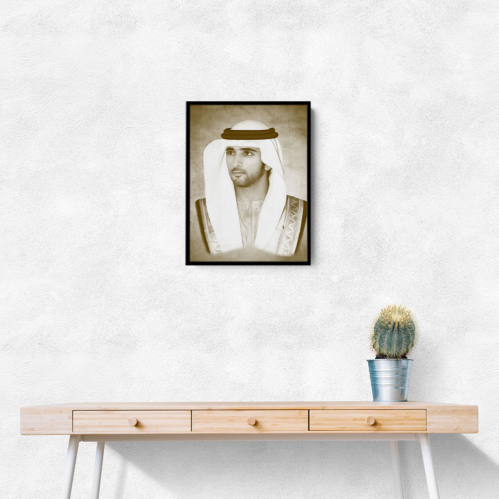 Sheikh Hamdan bin Mohammed bin Rashid Al Maktoum Portrait