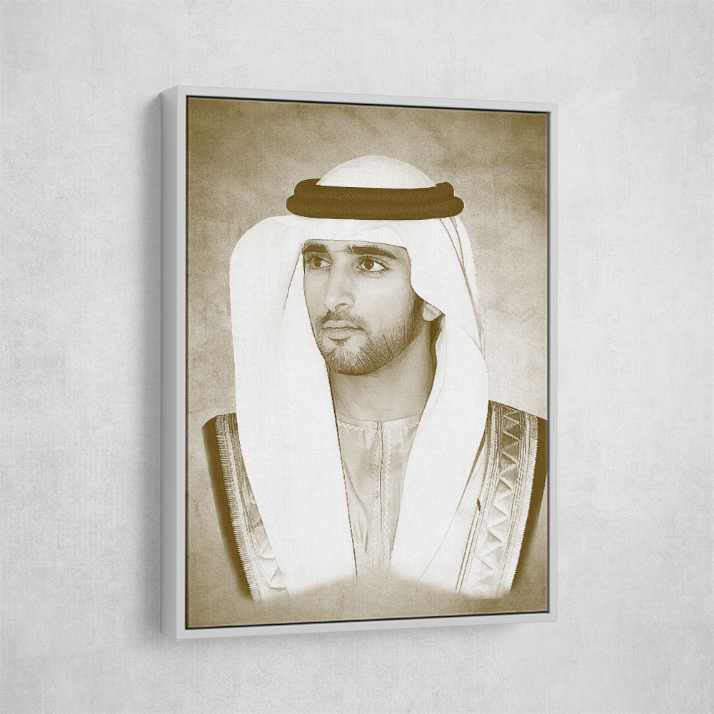 Sheikh Hamdan bin Mohammed bin Rashid Al Maktoum Portrait