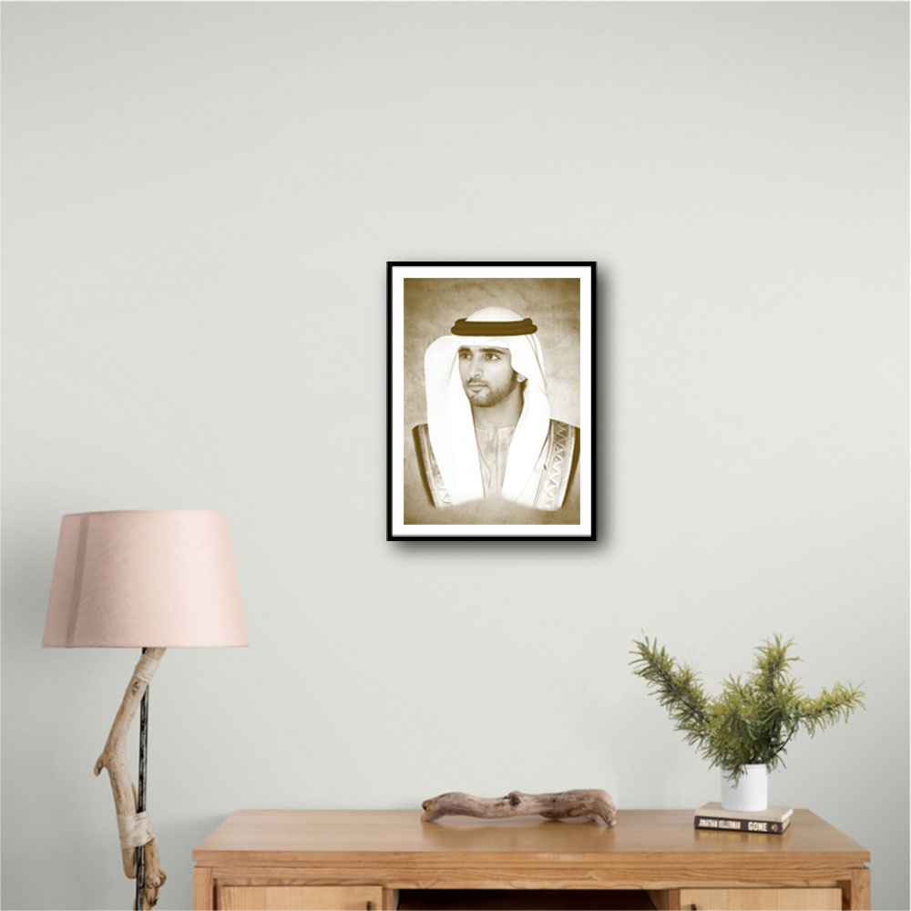 Sheikh Hamdan bin Mohammed bin Rashid Al Maktoum Portrait