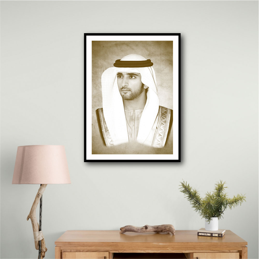 Sheikh Hamdan bin Mohammed bin Rashid Al Maktoum Portrait