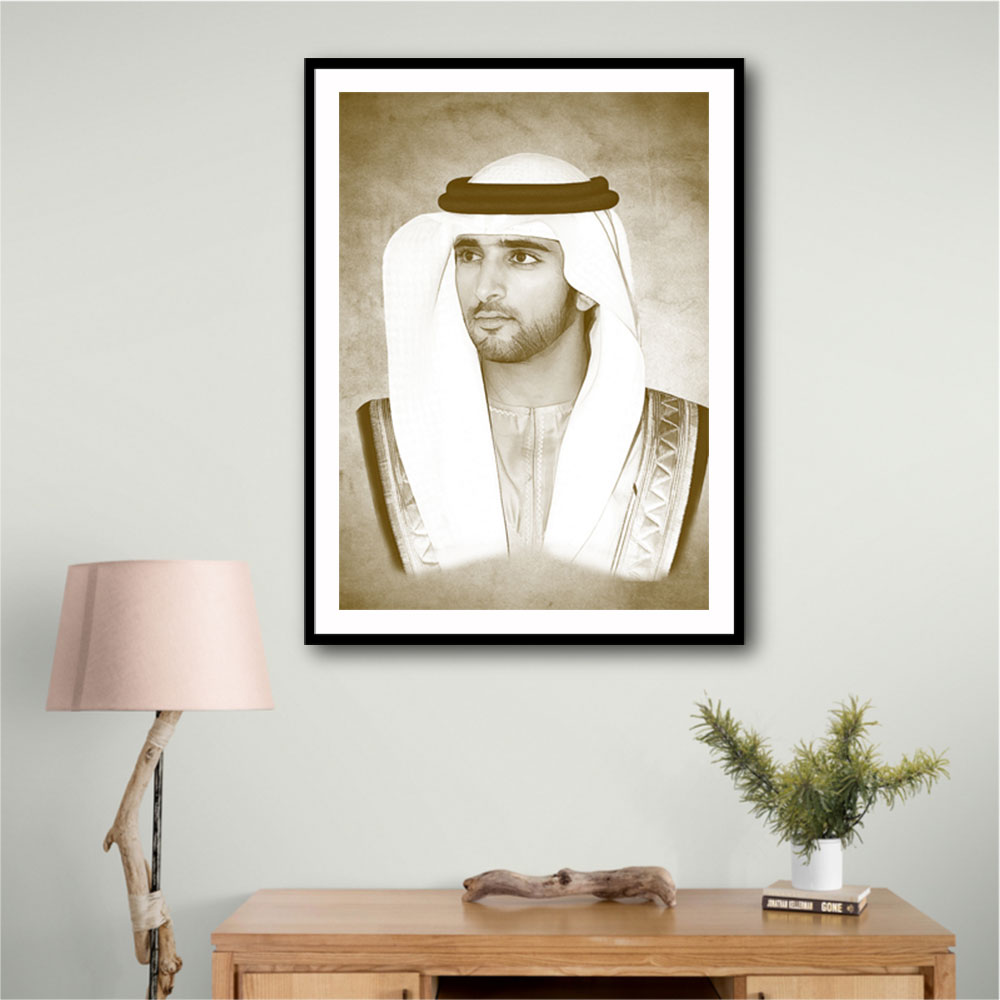 Sheikh Hamdan bin Mohammed bin Rashid Al Maktoum Portrait