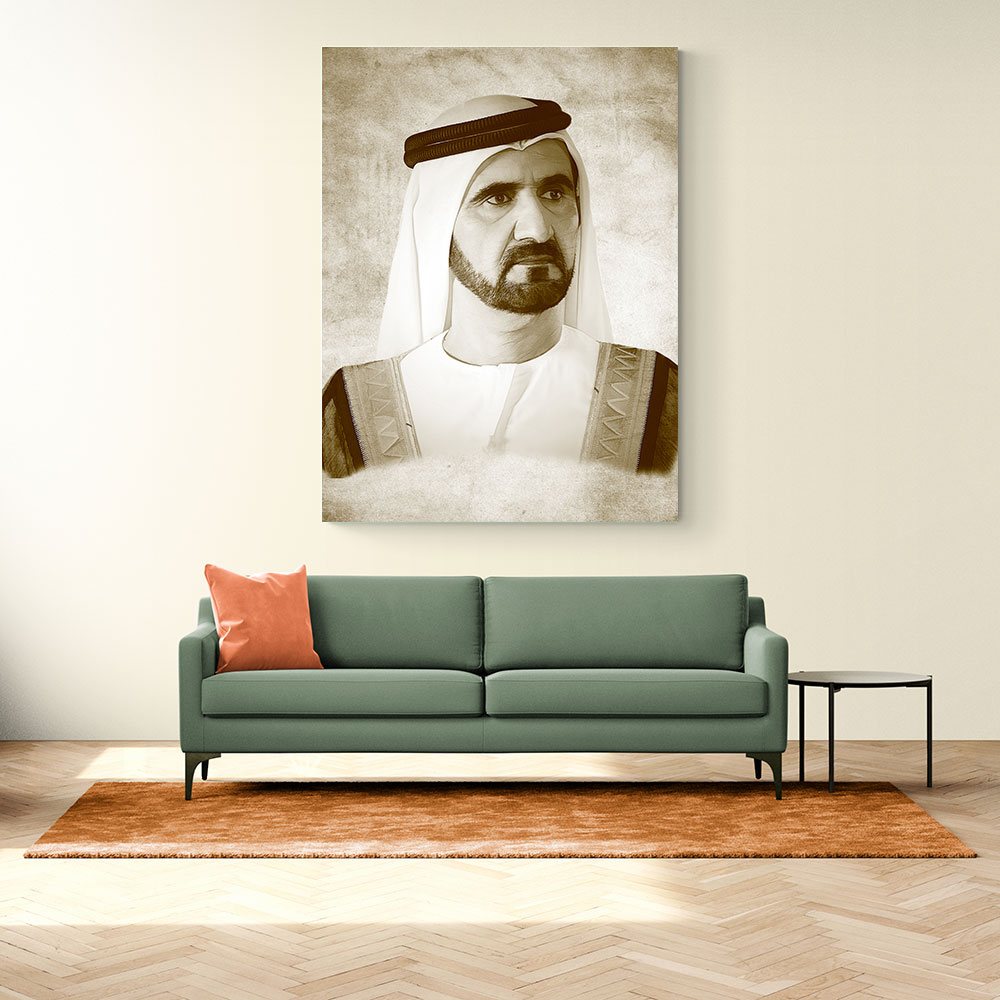 Sheikh Mohammed bin Rashid Al Maktoum Portrait