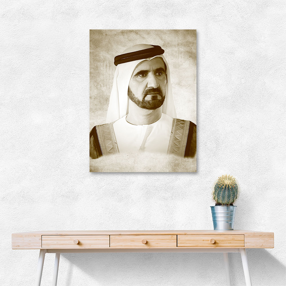 Sheikh Mohammed bin Rashid Al Maktoum Portrait