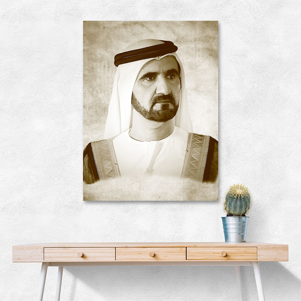 Sheikh Mohammed bin Rashid Al Maktoum Portrait