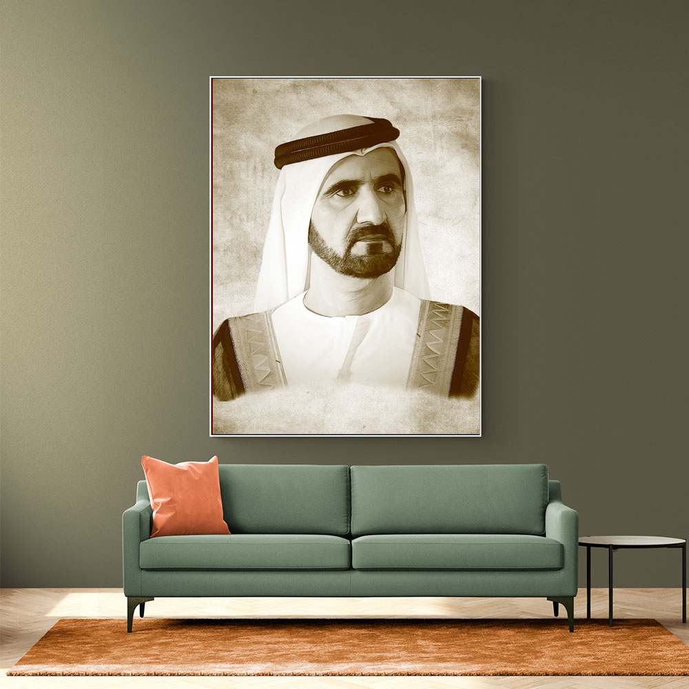 Sheikh Mohammed bin Rashid Al Maktoum Portrait