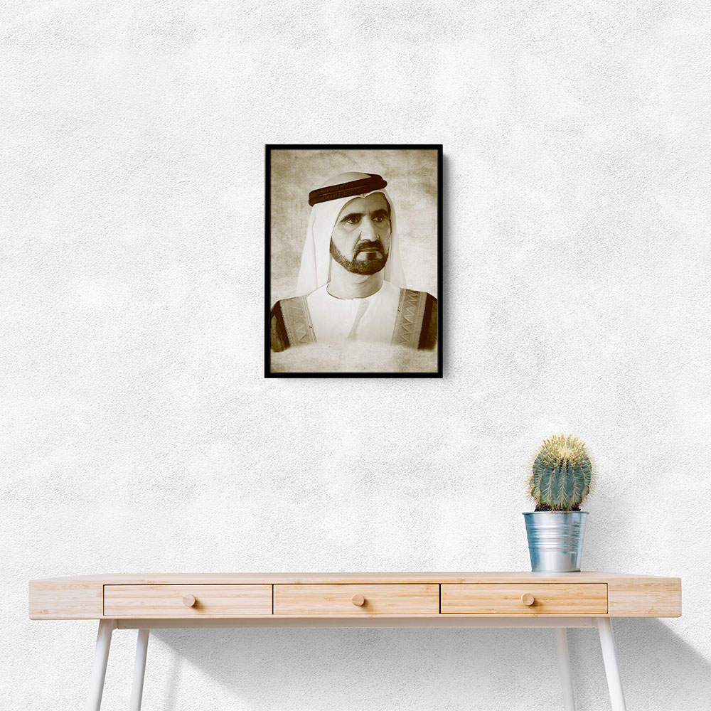 Sheikh Mohammed bin Rashid Al Maktoum Portrait