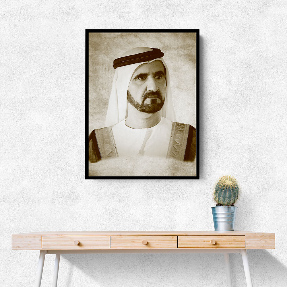 Sheikh Mohammed bin Rashid Al Maktoum Portrait