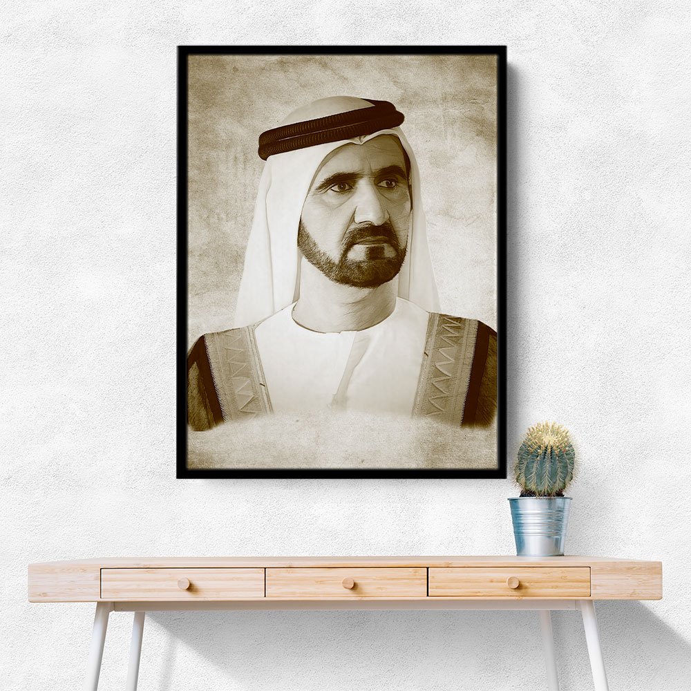 Sheikh Mohammed bin Rashid Al Maktoum Portrait