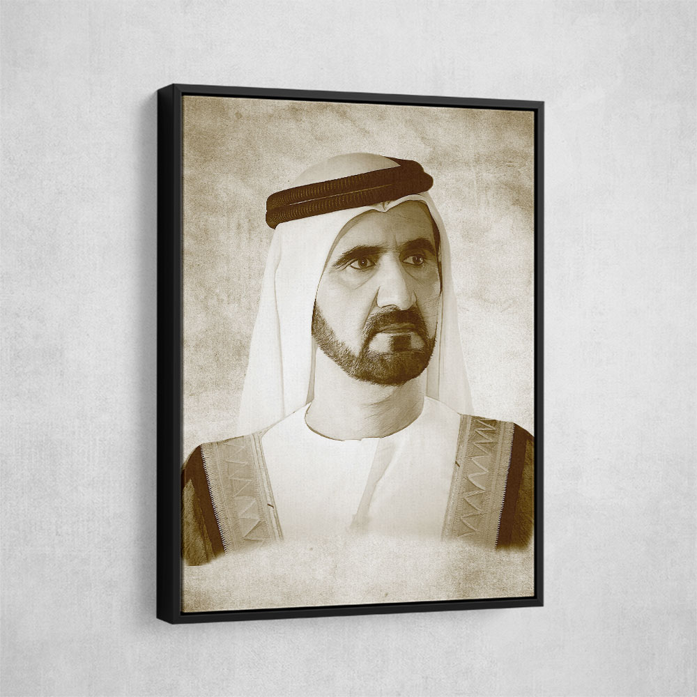 Sheikh Mohammed bin Rashid Al Maktoum Portrait