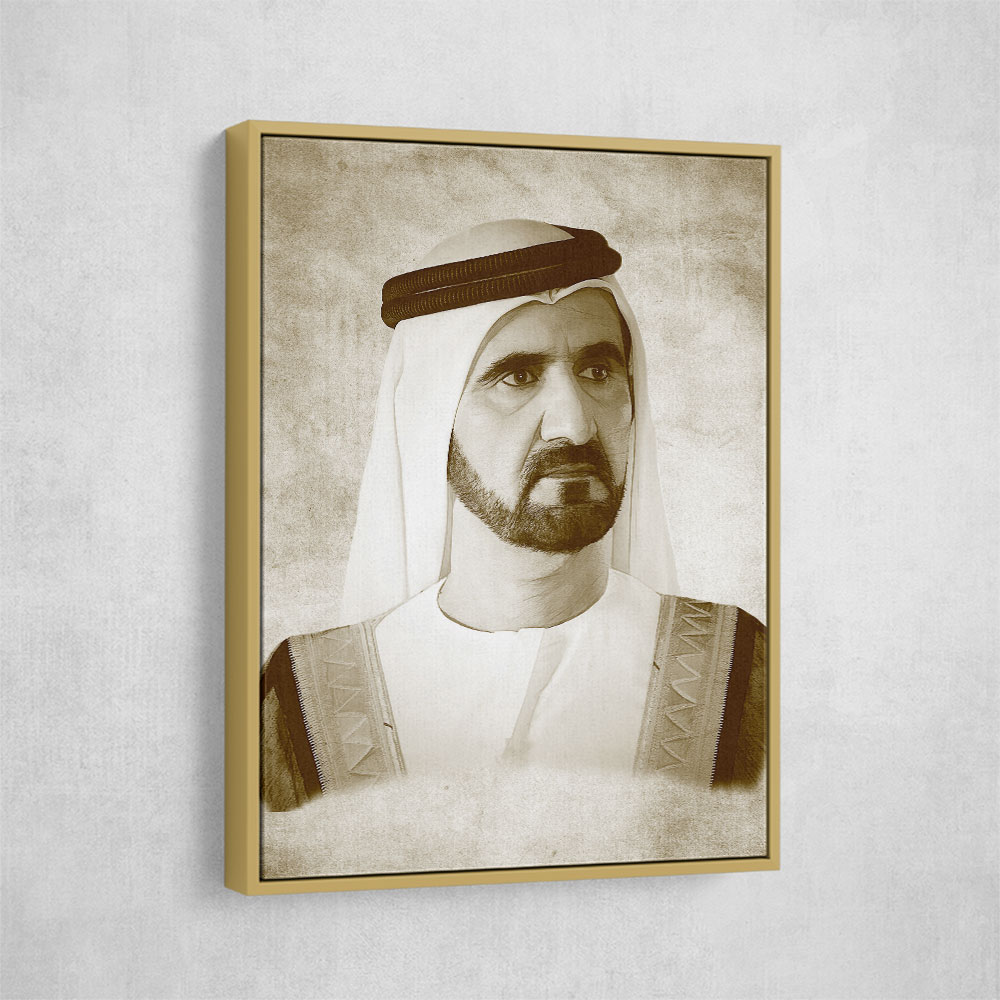 Sheikh Mohammed bin Rashid Al Maktoum Portrait