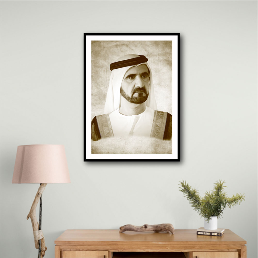 Sheikh Mohammed bin Rashid Al Maktoum Portrait