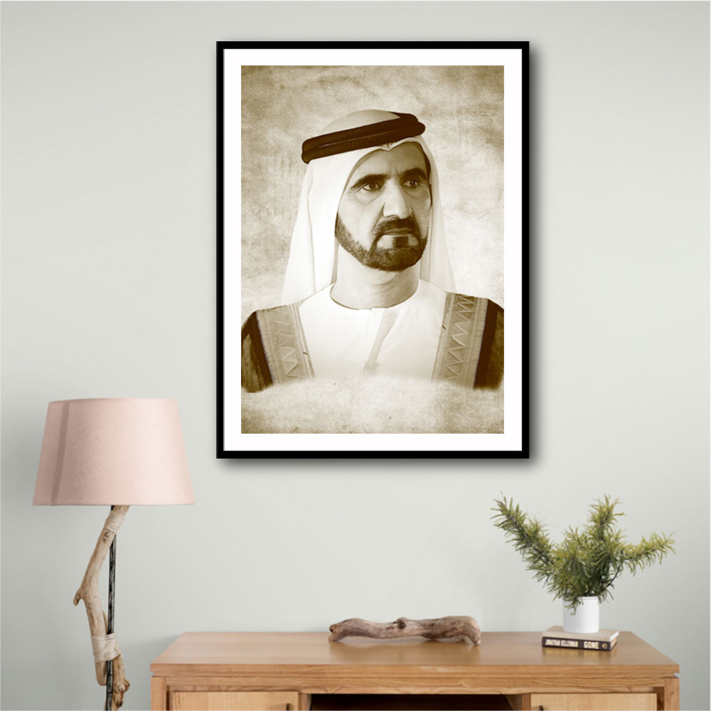 Sheikh Mohammed bin Rashid Al Maktoum Portrait