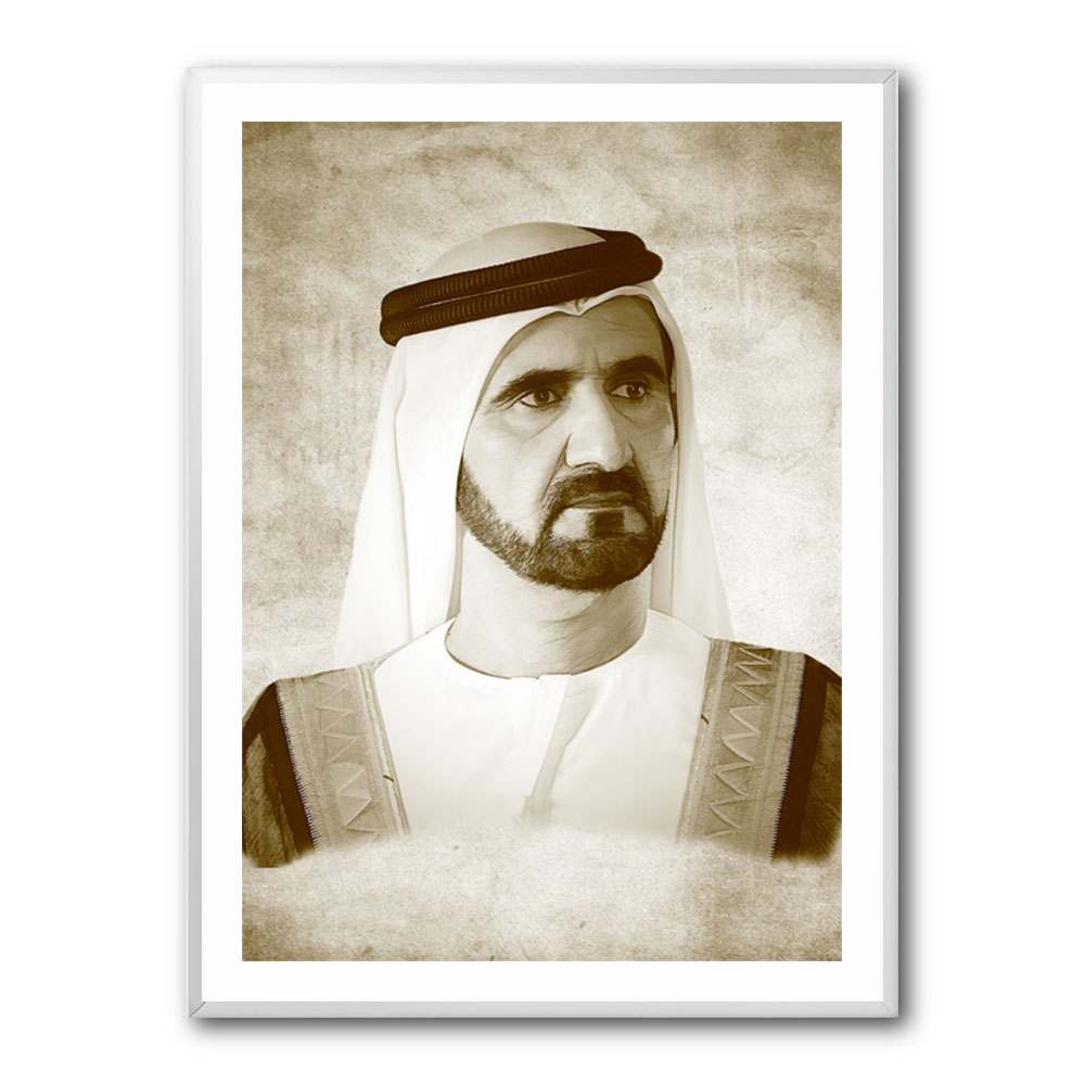 Sheikh Mohammed bin Rashid Al Maktoum Portrait