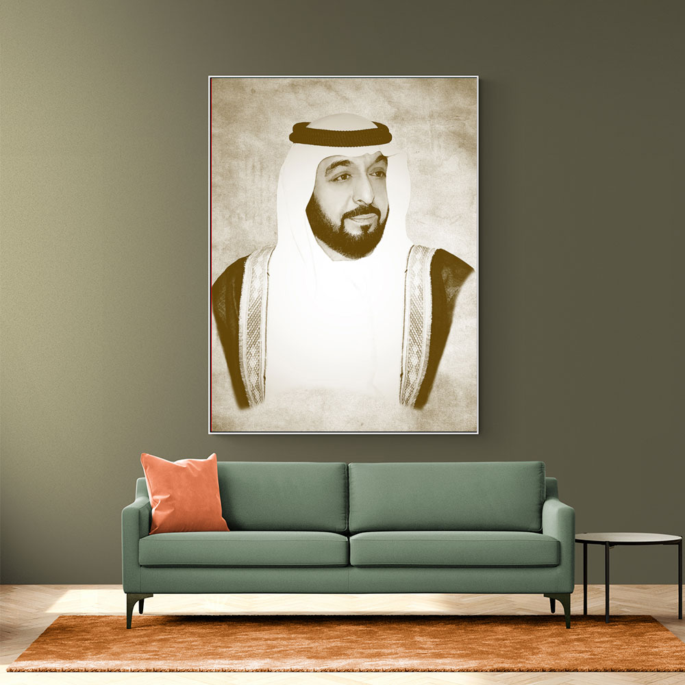 Sheikh Khalifa Bin Zayed Al Nahyan Portrait