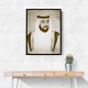 Sheikh Khalifa Bin Zayed Al Nahyan Portrait