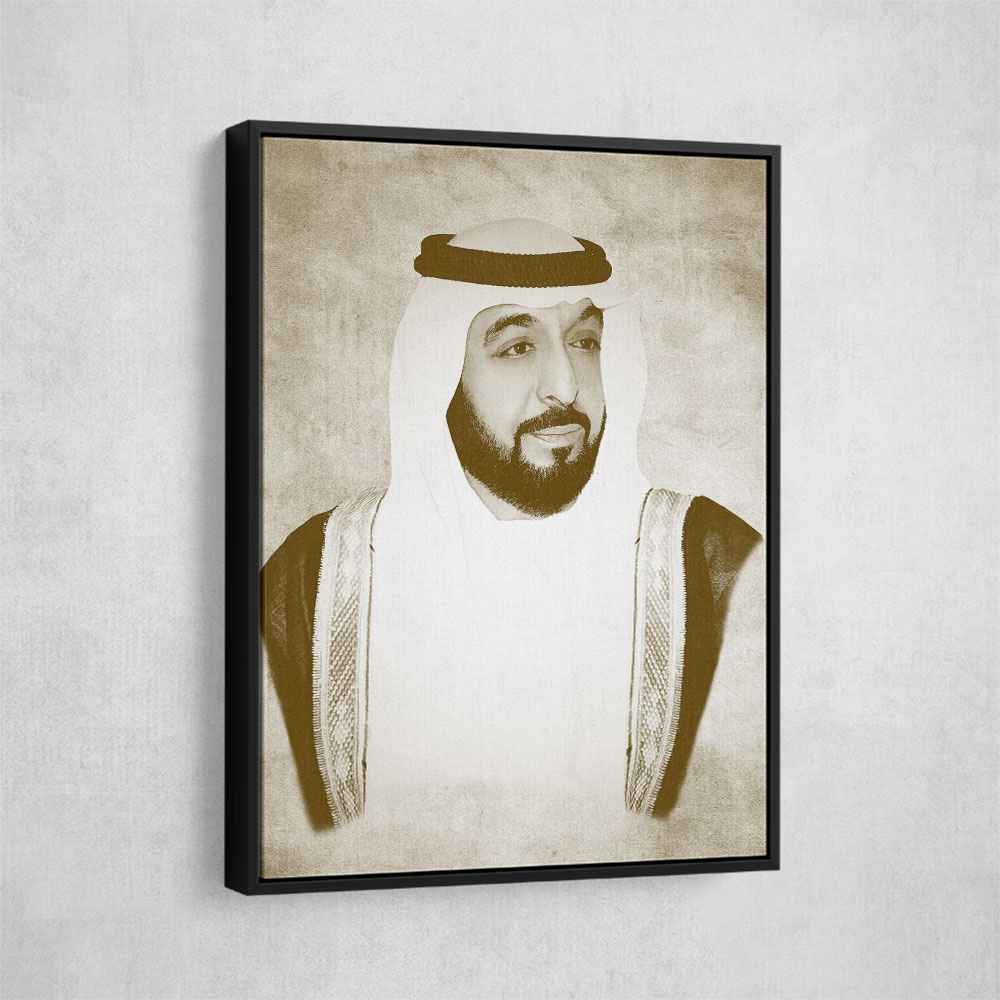 Sheikh Khalifa Bin Zayed Al Nahyan Portrait