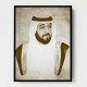 Sheikh Khalifa Bin Zayed Al Nahyan Portrait