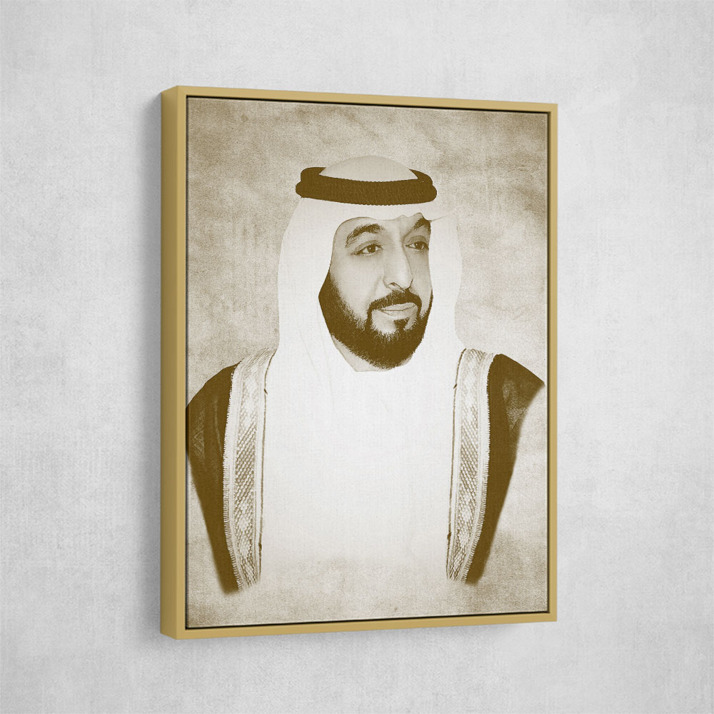 Sheikh Khalifa Bin Zayed Al Nahyan Portrait