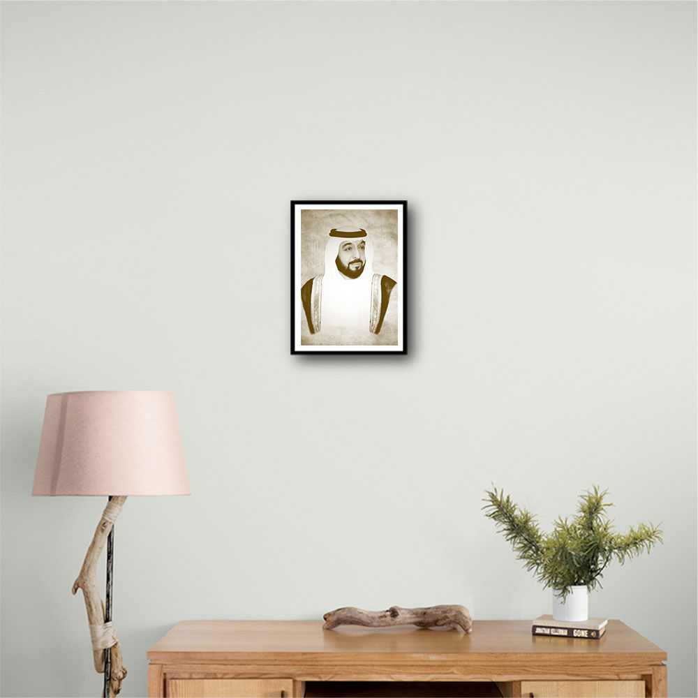 Sheikh Khalifa Bin Zayed Al Nahyan Portrait