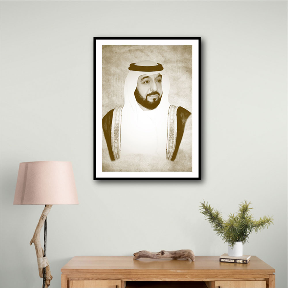 Sheikh Khalifa Bin Zayed Al Nahyan Portrait