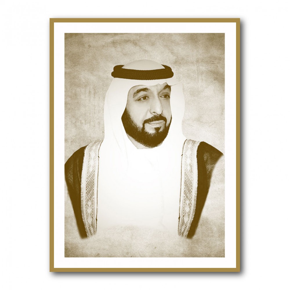 Sheikh Khalifa Bin Zayed Al Nahyan Portrait