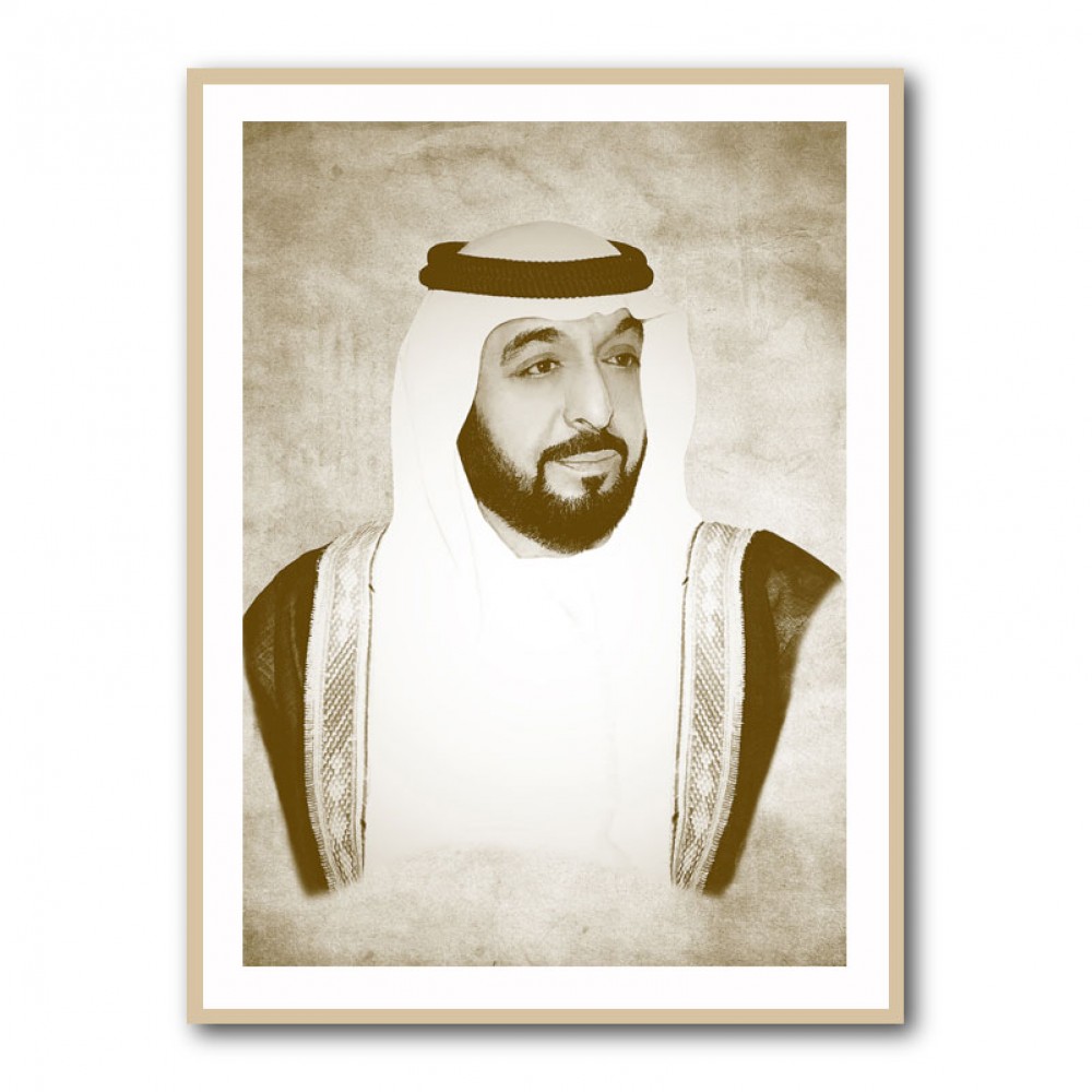 Sheikh Khalifa Bin Zayed Al Nahyan Portrait